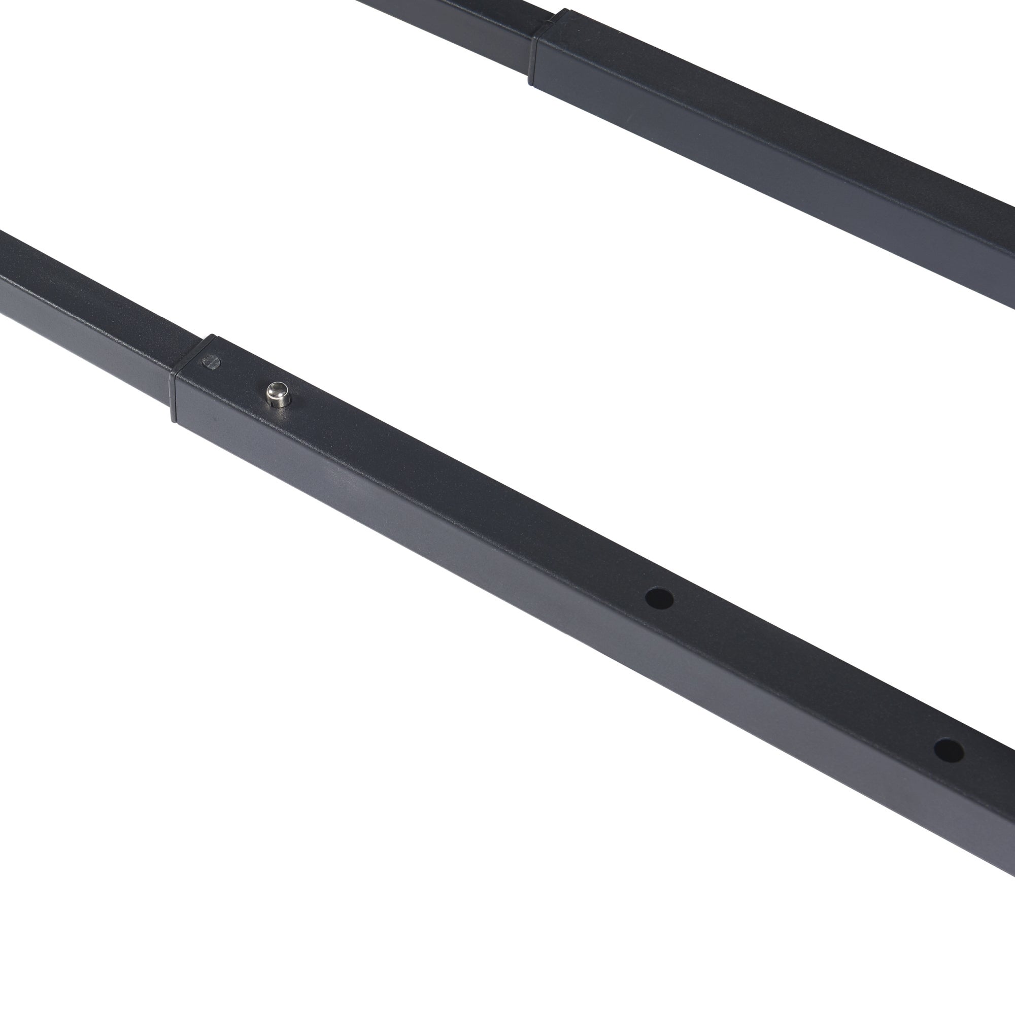 Range-bûches Kasan acier largeur 60 - 100 cm noir [en.casa] - 7