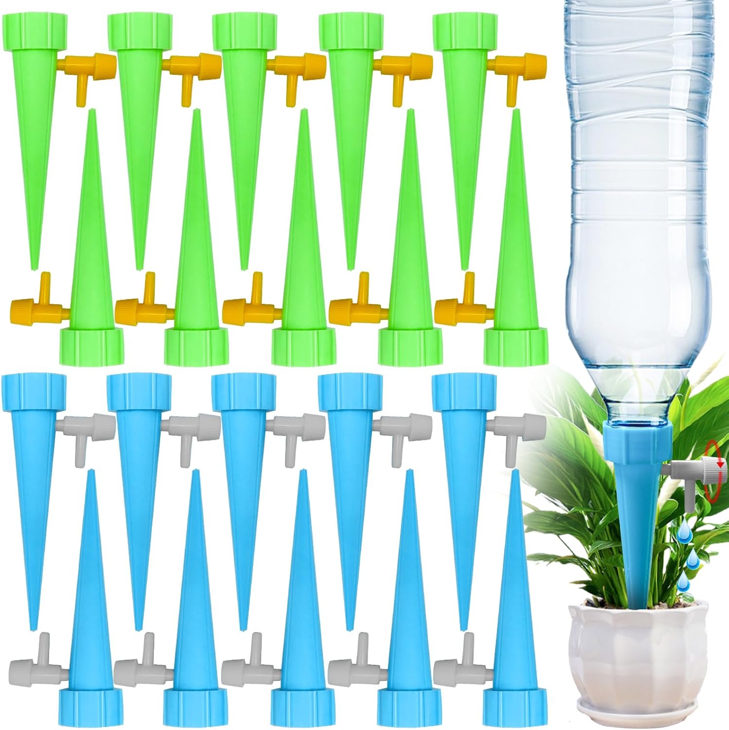 Automatyczne nawadnianie wewnętrzne 20 szt. - System kropelkowy do roślin/doniczek