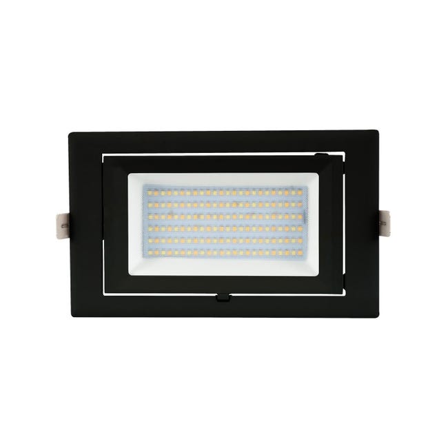 Ledkia Downlight LED 20W Rectangular Direccionable 130lm/W Corte ...