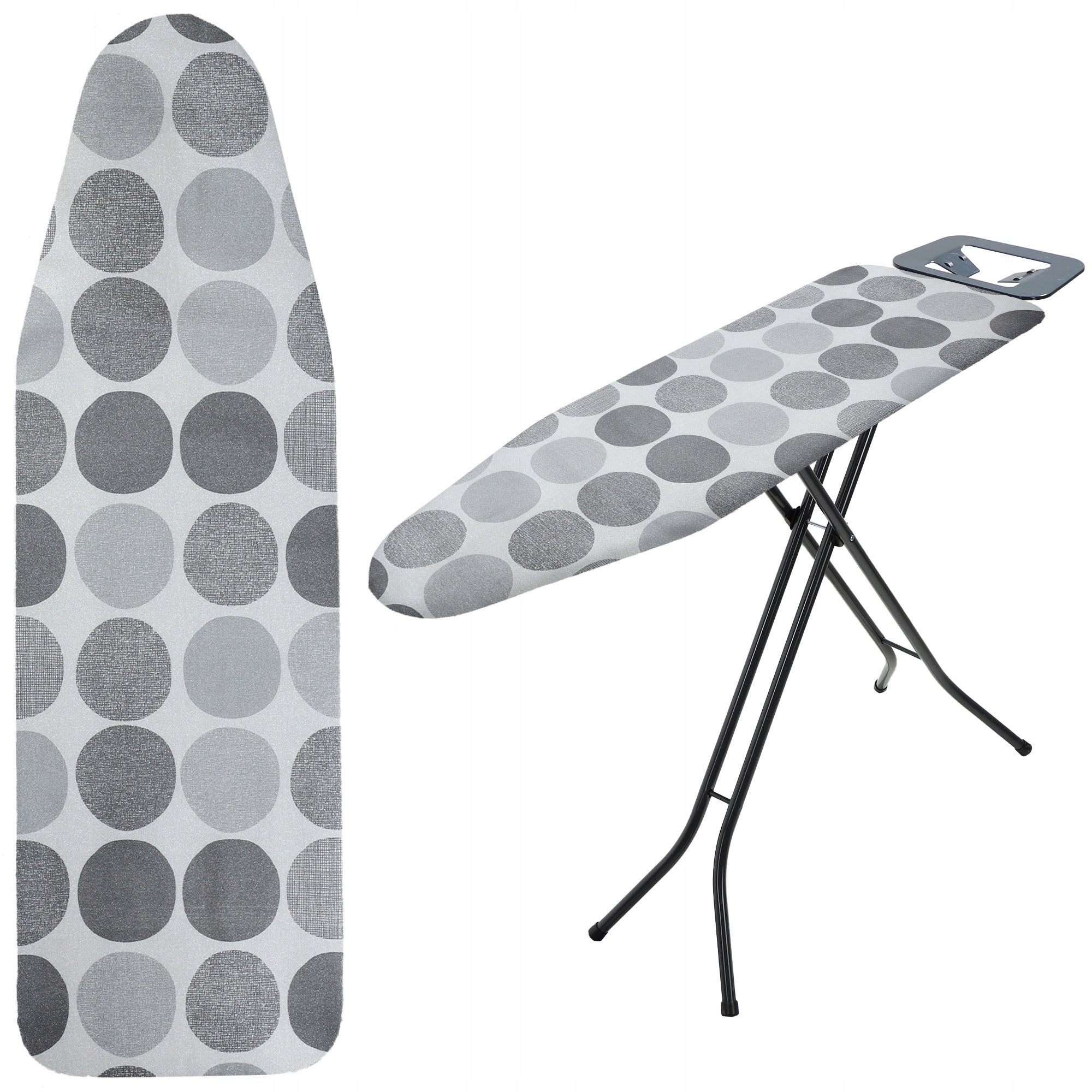 Table à repasser KADAX 120x38 cm de large avec prise + housse complète