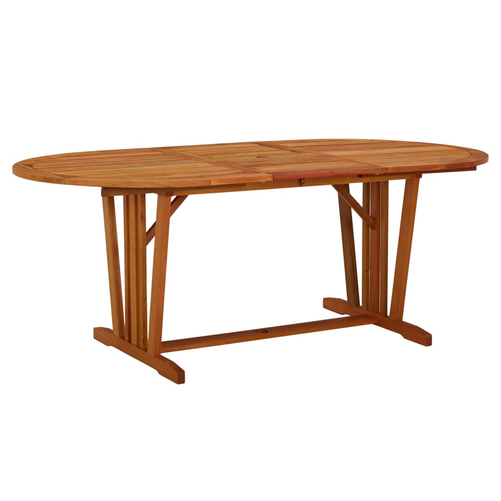 Maison exclusive table de jardin 200x100x75 cm bois d eucalyptus
