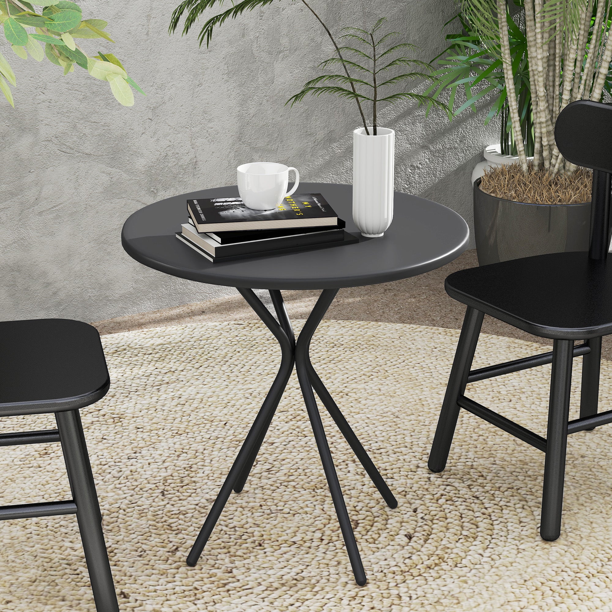 Table de jardin Acier Outsunny - 8