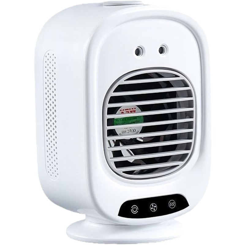 Przenośny klimatyzator z wentylatorem i trzema prędkościami nawilżacza powietrza, 280 ml, biuro, akademik, chłodny wentylator obrotowy