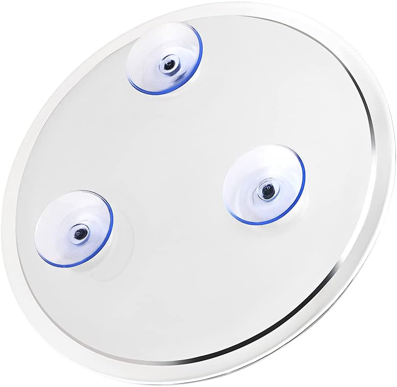 Specchio ingranditore 20X con ventose (rotondo 15 cm) - Perfetto per specchio per il trucco - D - Rimozione punti neri - Rimozione sopraccig - 3