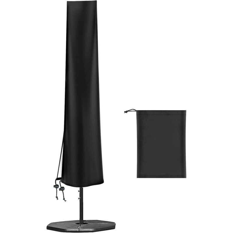 (H240x57x57cm) Wodoodporny pokrowiec na parasol 2m i 3m 420D Oxford Pokrowiec na parasol (z zamkiem błyskawicznym) Pokrowiec na parasol