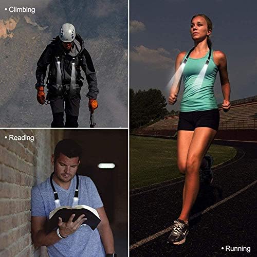 Lampe de Lecture Tour de Cou LED – Mains Libres, 3 Niveaux de Luminosité, Flexible – Idéale pour Lecture, Tricot et Voyage - 4