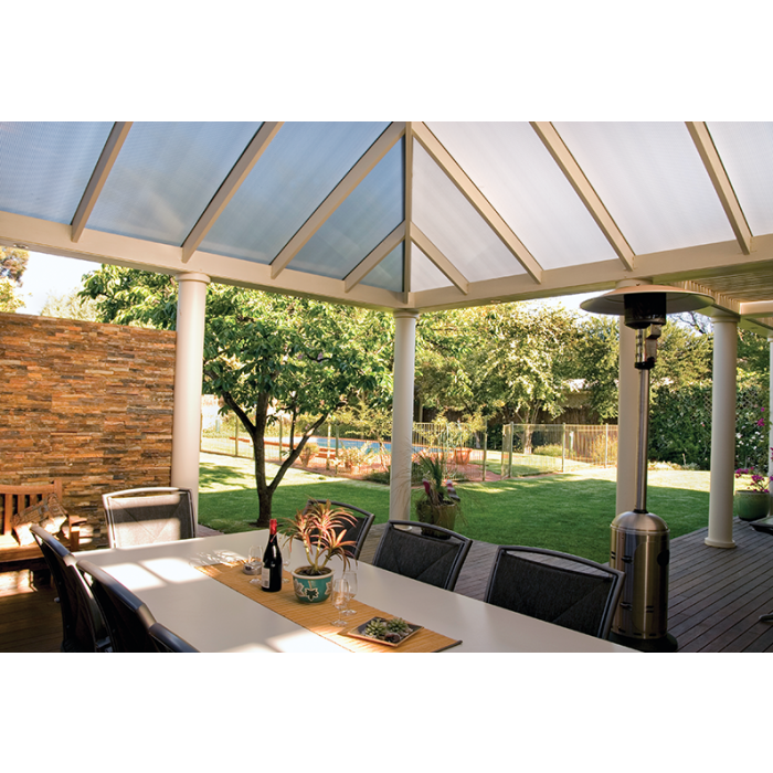 Polycarbonate Alvéolaire 16mm Transparent 2100x3500 - 3