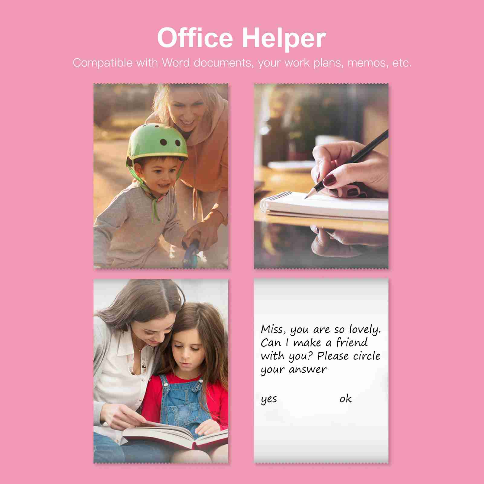 Stampante fotografica all-in-one, mini stampante portatile istantanea wireless, multifunzione, supporta la connessione Bluetooth 57 mm - 7