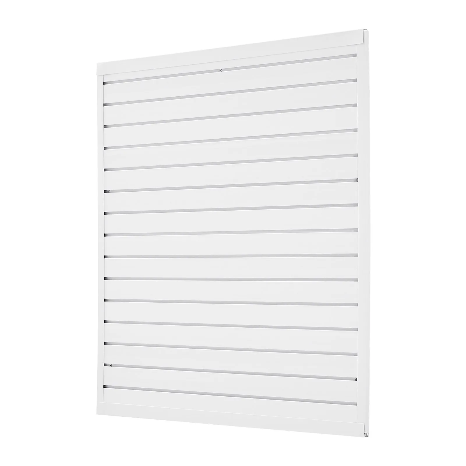 Panele ścienne PVC 120x120 cm modułowe białe do garażu i ekspozycji