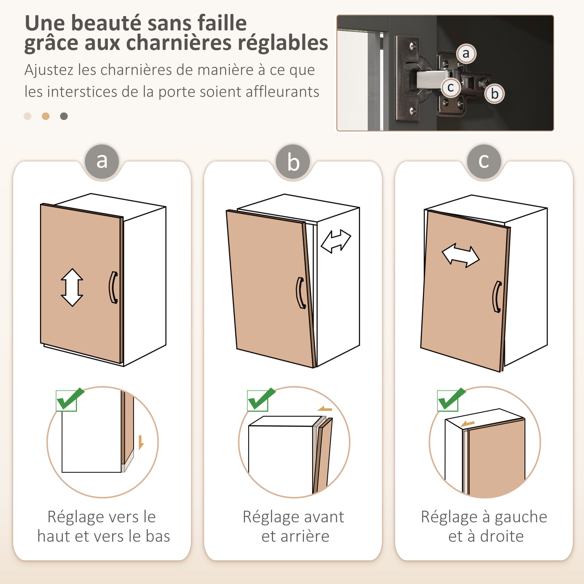 Armoire de cuisine MDF HOMCOM - 6