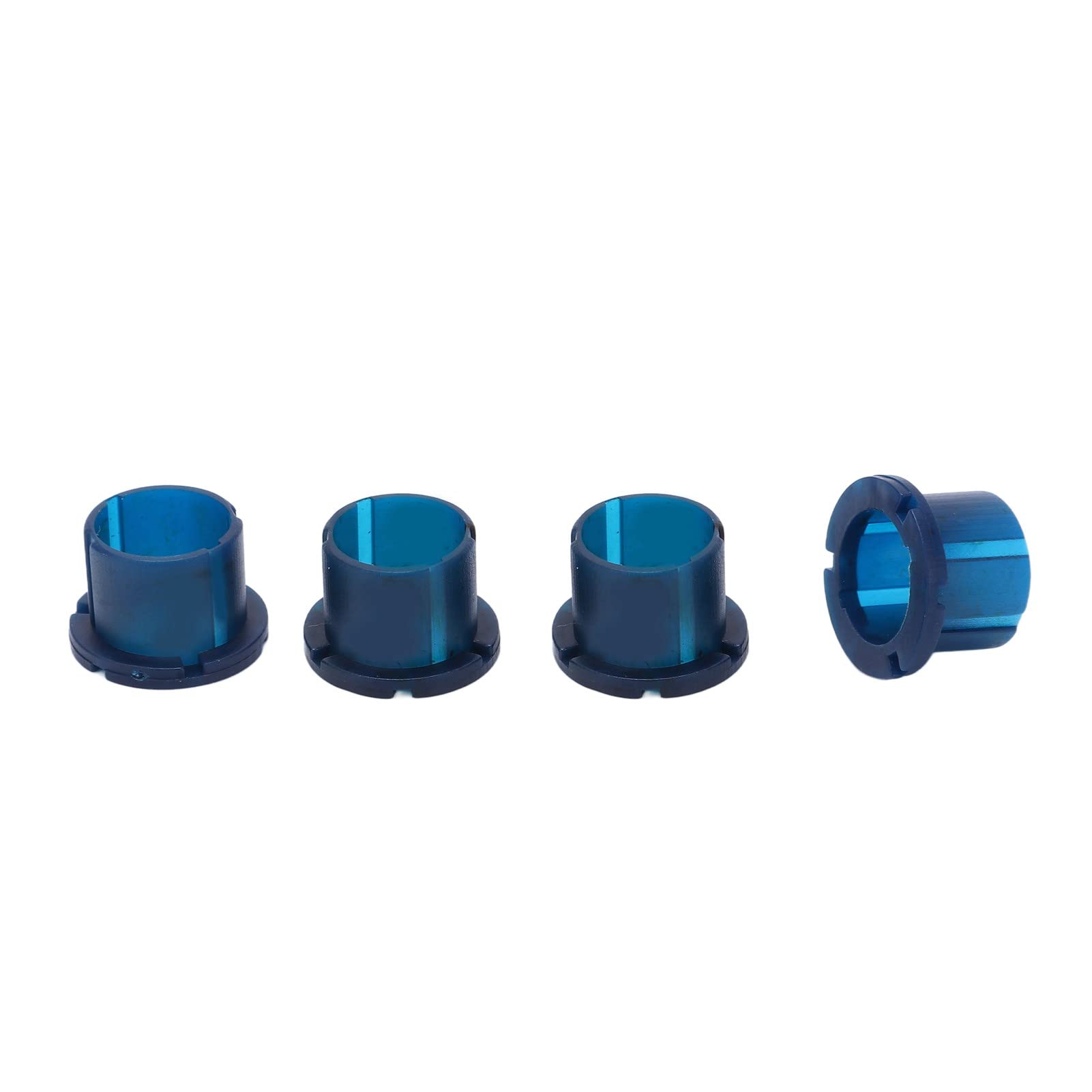 Lot De 4 Bagues De Réduction 35 Mm à 1/2" ECSiNG - Entretoises De Roue Pour Brouettes, Plastique Noir Robuste