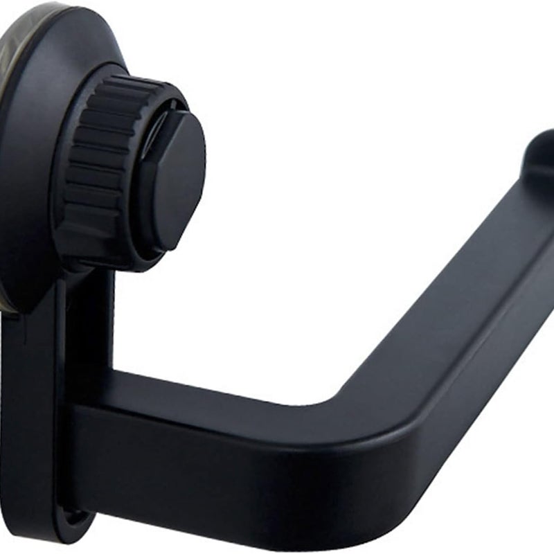 Uchwyt na papier toaletowy, samoprzylepny uchwyt na papier toaletowy, ścienny uchwyt na papier, nie wymaga wiercenia (czarny)