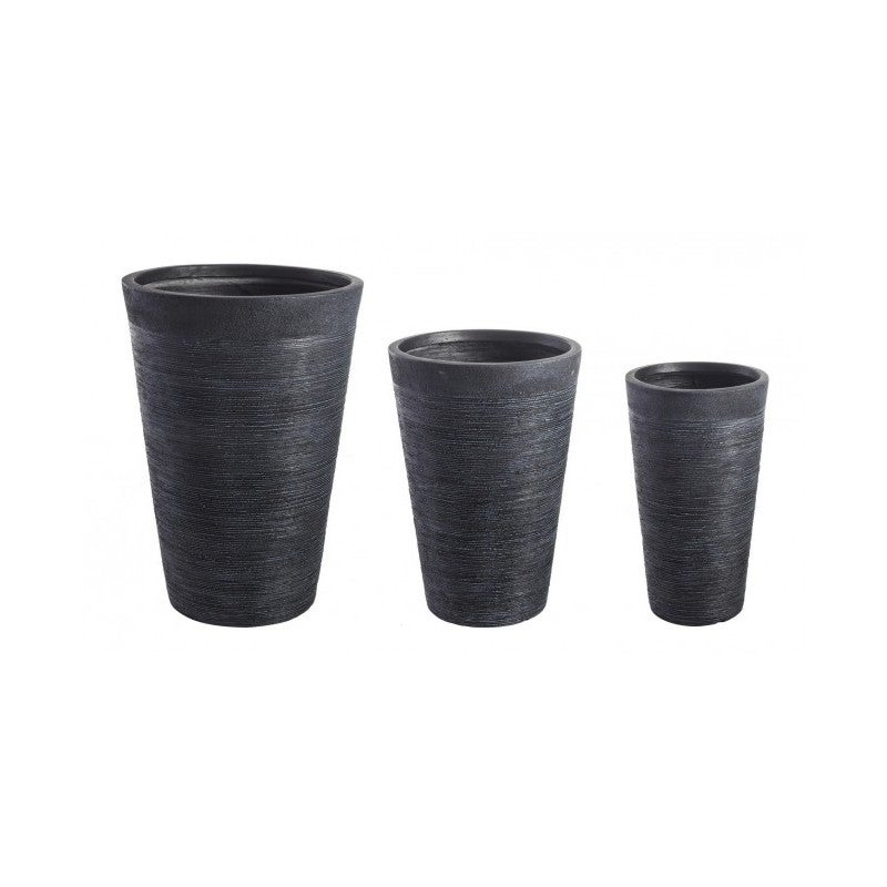 Jarrones Altos De Suelo Sziqiqi Jarrones Negros Grandes De 27 Pulgadas De Alto, Juego De 3 Jarrones De Metal Con Textura De Panal Moderno Para Sala De Estar, Comedor, Dormitorio, Hogar, Esquina