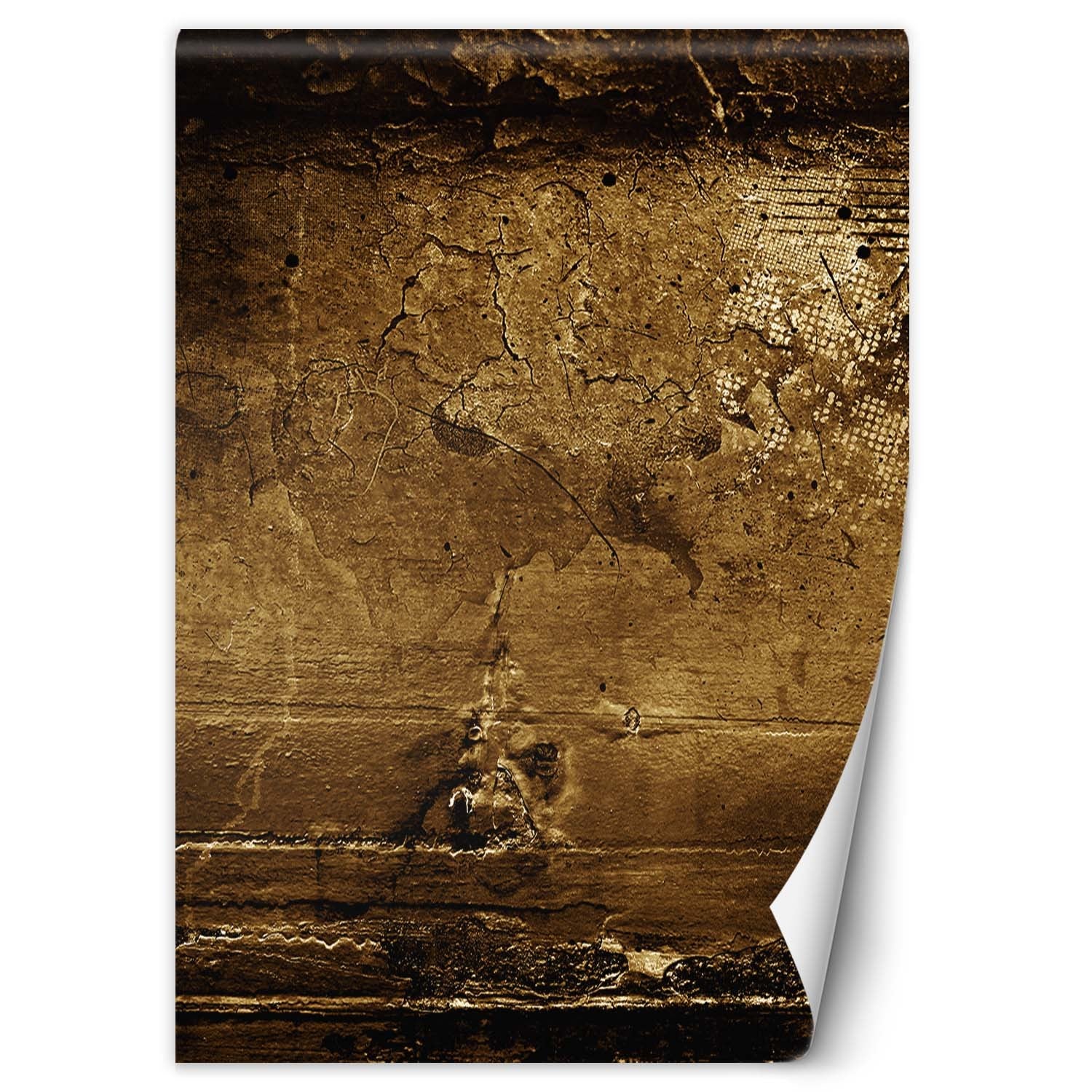 Fototapeta, Złota abstrakcja grunge 100x140