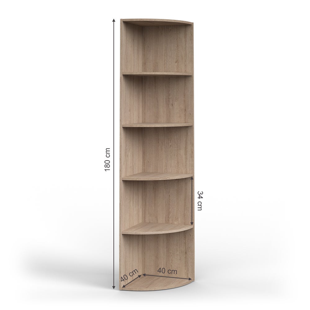 Vicco Étagère dangle Ecki, Sonoma, 40x180cm - 3
