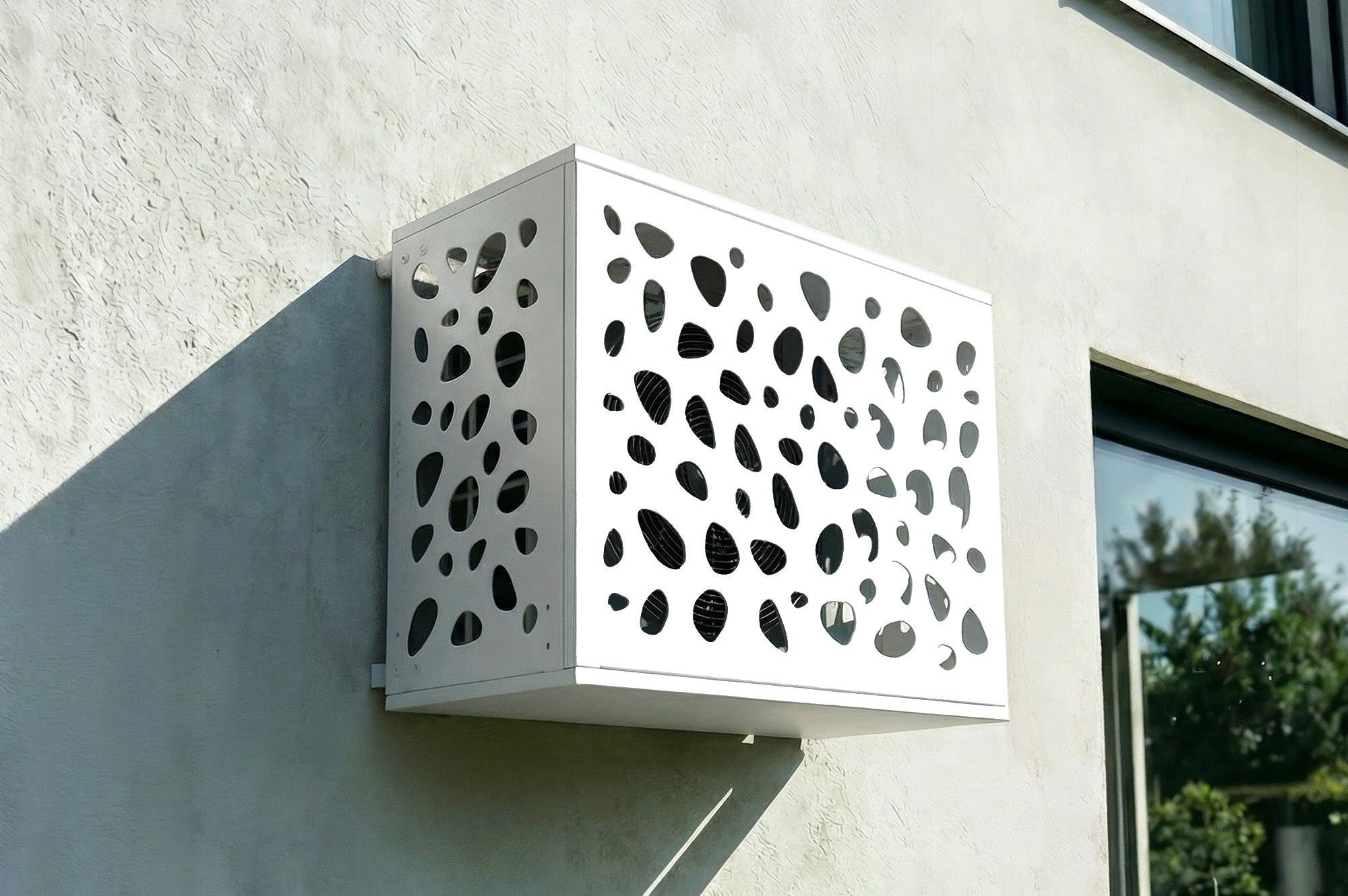 Obudowa klimatyzatora Aneto Sunny biała aluminiowa z panelem dolnym - rozmiar S