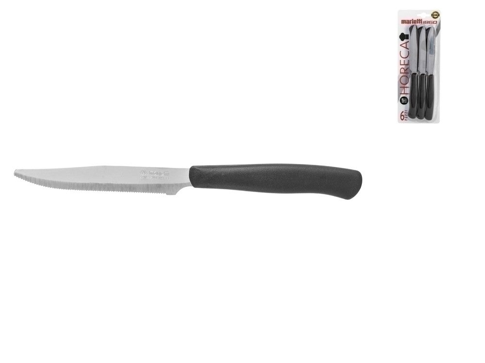 Tramontina Set 3 Coltelli Da Barbecue – Lame Acciaio Inox, Manici Blu Ipanema, Lavabili In Lavastoviglie