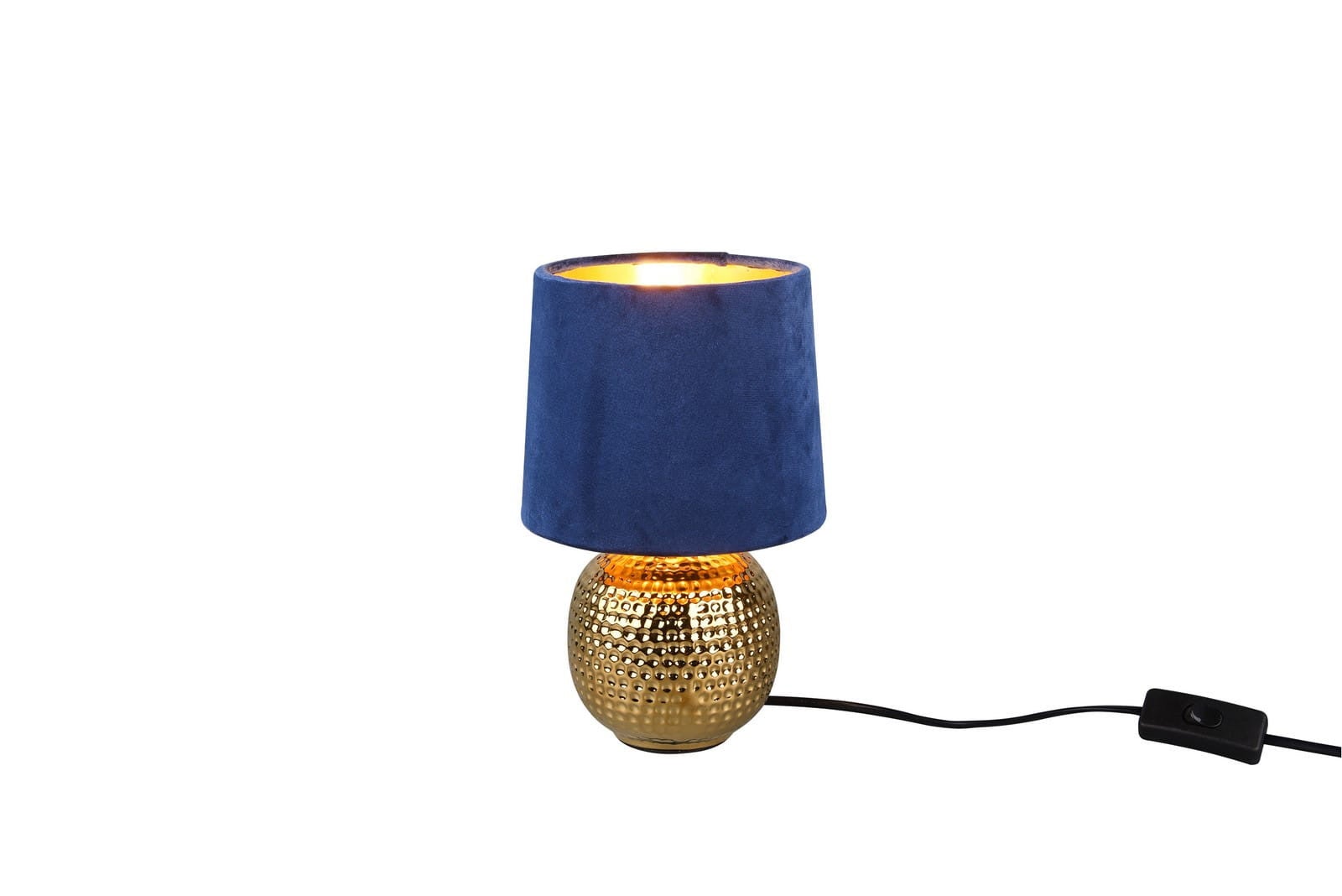 Lampa stołowa złota granatowa SOPHIA RL R50821012