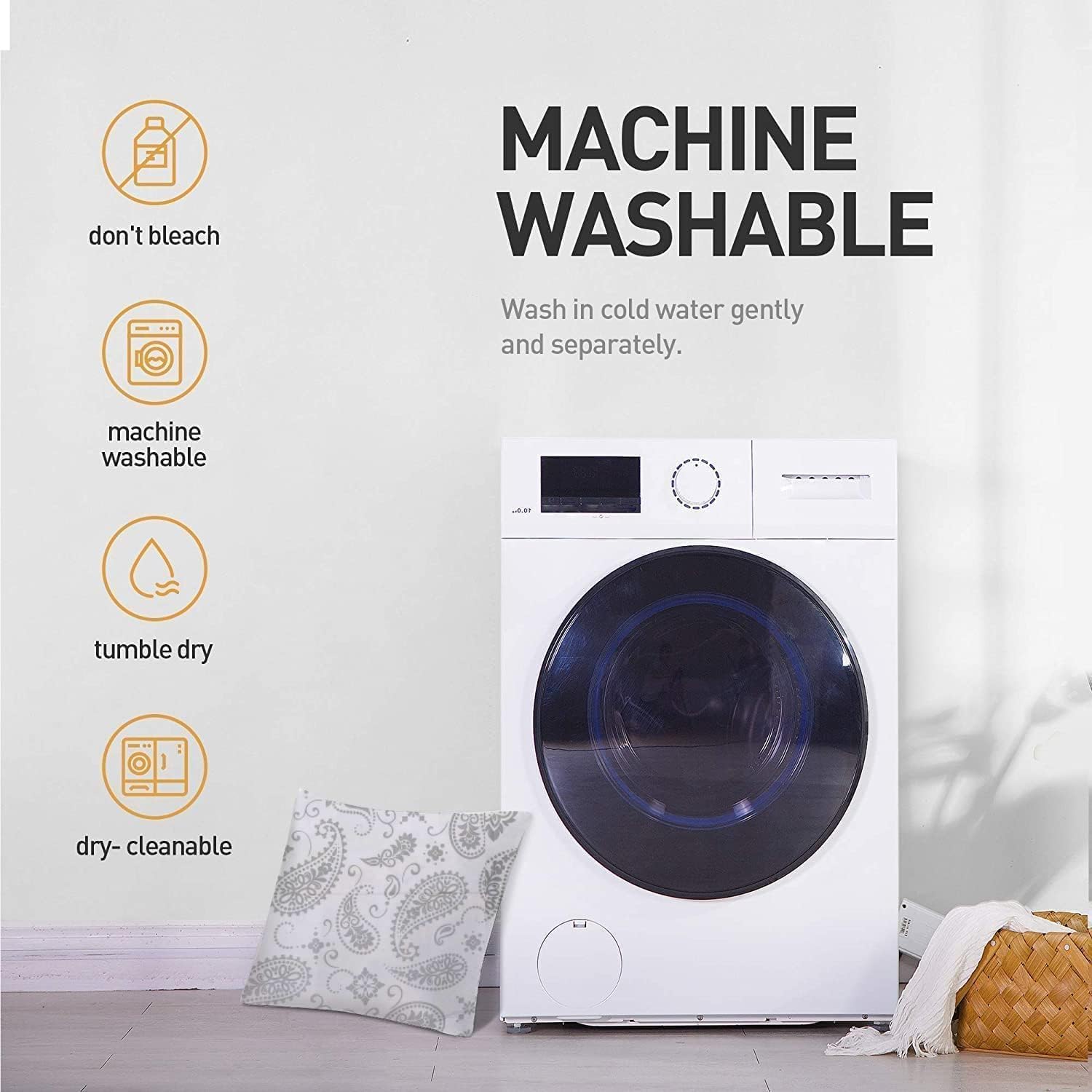 Cache-sommier à volants, cache-sommier, cache-sommier en polyester, cache-sommier à trois côtés (beige, 120 x 200 cm - hauteur 38 cm) - 7