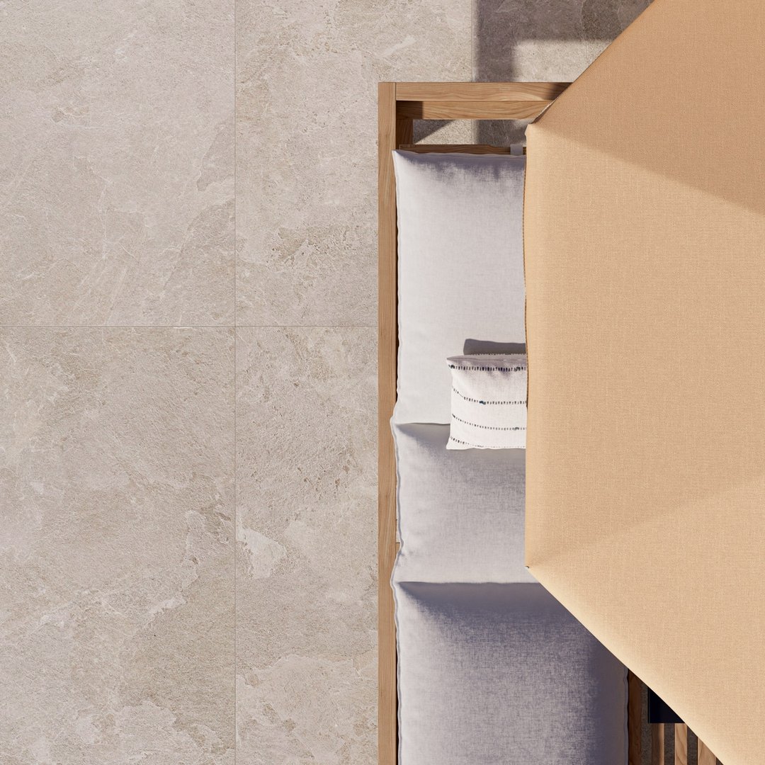 Pietra Portofino Beige 20 mm Outdoor - Piastrelle 60x60x2 cm 20 mm - MPL 5001 60x60 MATT R11 20 mm - 2