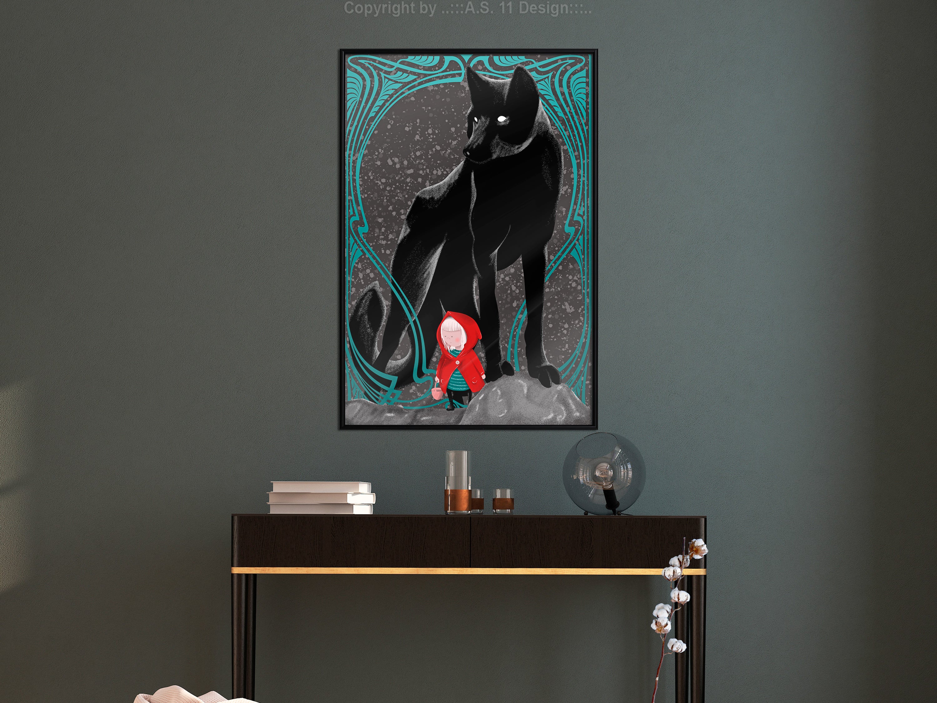 Affiche Murale Encadrée 