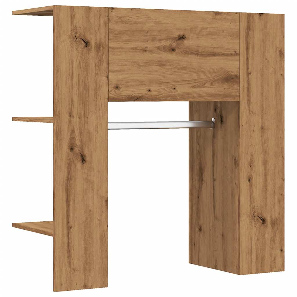 Scaffale Schildmeyer Nora 145004: Angolare, Finitura Rovere Rustico (60x20,5x64,8 Cm) - Made In Germany - 3