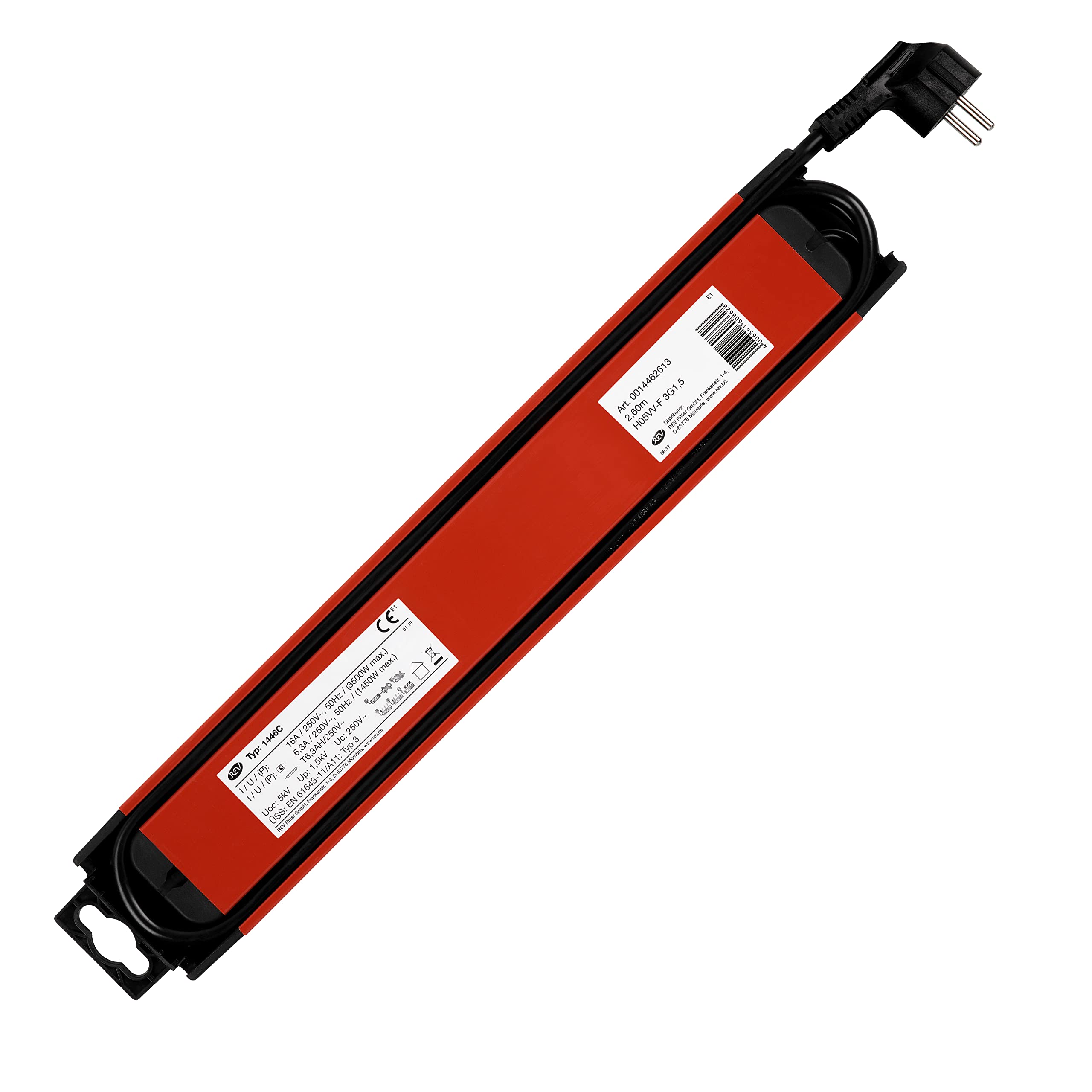 Rev Ritter Presa Elettrica Con Deviatore IP44 – Grigia, Con Protezione Bambini, 10A/250V Per Esterni