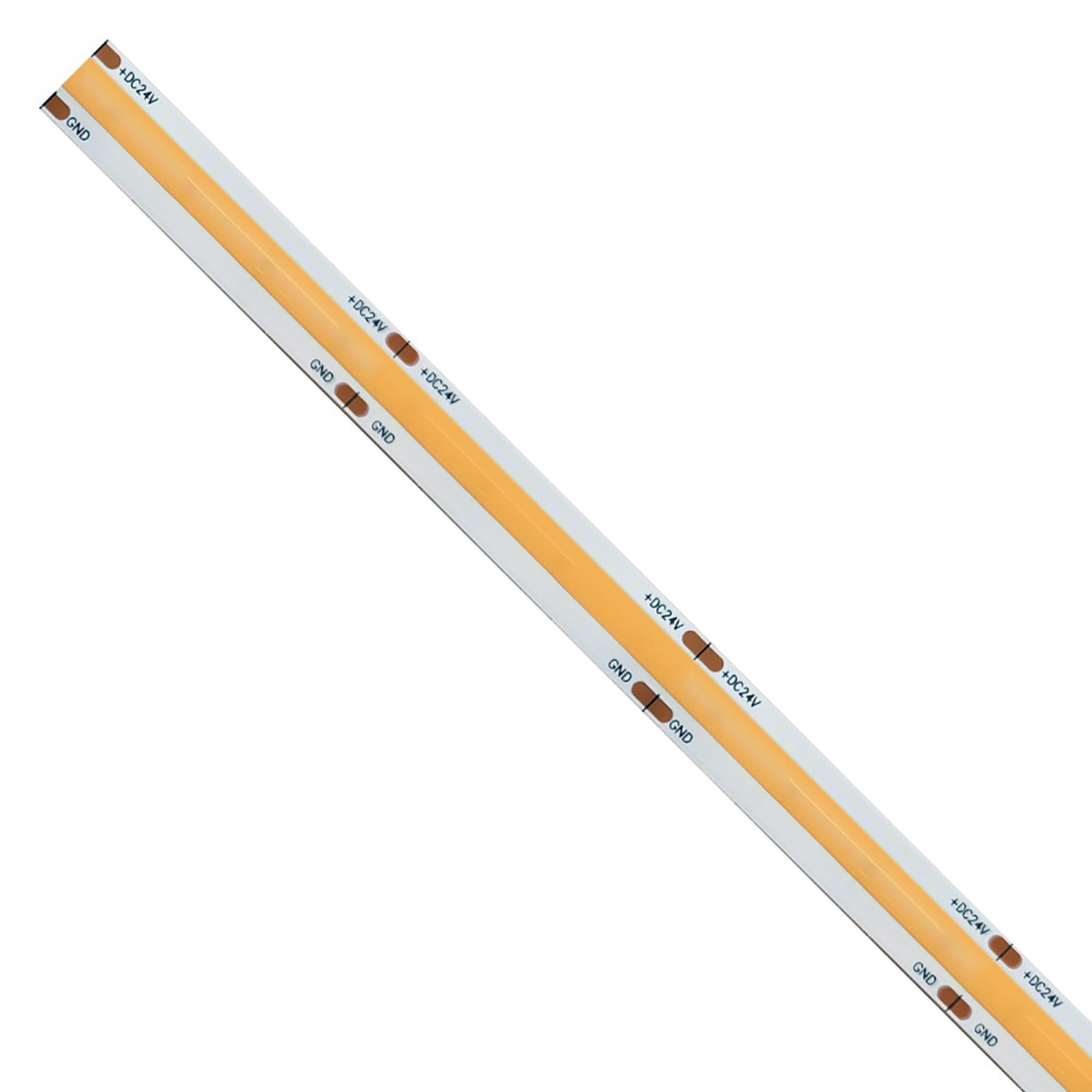 Tira Lineal COB Flex 1600 LEDs Regulables 24 Voltios Hoja de luz continua 50W 5 metros 5100 Lumen Luz Cálida 3000K - 6