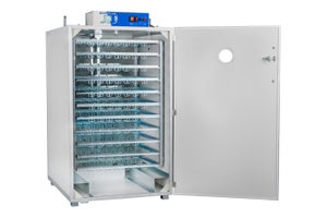 MUYIRTED Incubatrice Per Uova Automatica 15 Uova, Incubatrice Con Mangiatoia Automatica E Pozioni Per Polli, Capovolgimento Automatico Delle Uova - 6