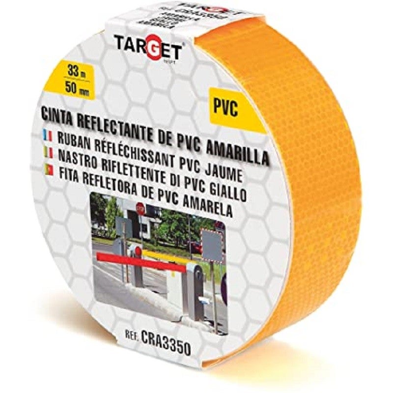 Cinta Amarilla Y Negra Cinta Advertencia Peligro Reflectante - Señalización Seguridad | Adhesiva Llamativa Prevención Cinta Seguridad Industrial