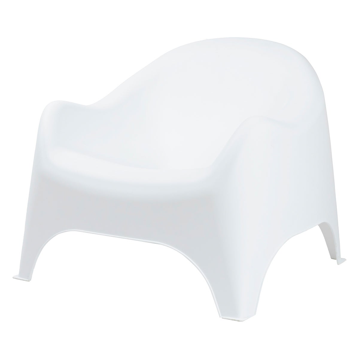 Fotel ogrodowy Dumbo 80x81x70 cm nierozkładany biały