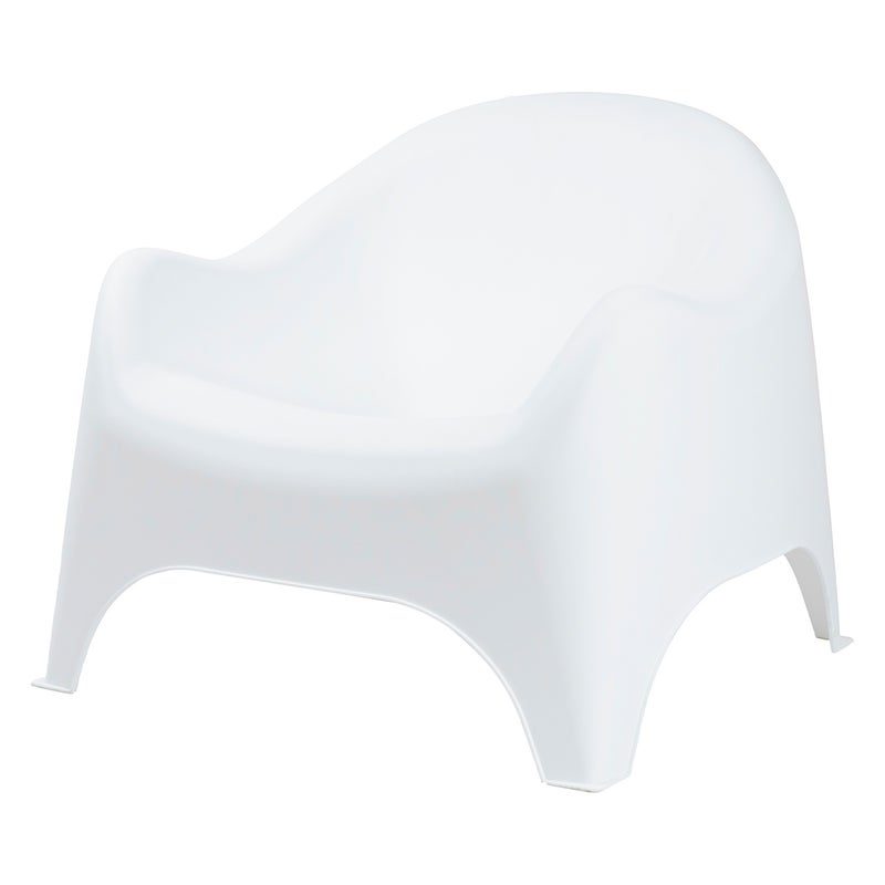 Fotel ogrodowy Dumbo 80x81x70 cm nierozkładany biały