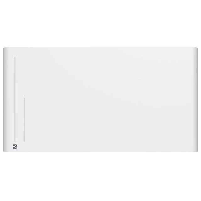 Radiateur électrique fixe à inertie sèche céramique 2000W Bestherm ALBA horizontal blanc