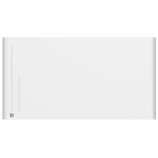 Radiateur électrique fixe à inertie sèche céramique 2000W Bestherm ALBA horizontal blanc