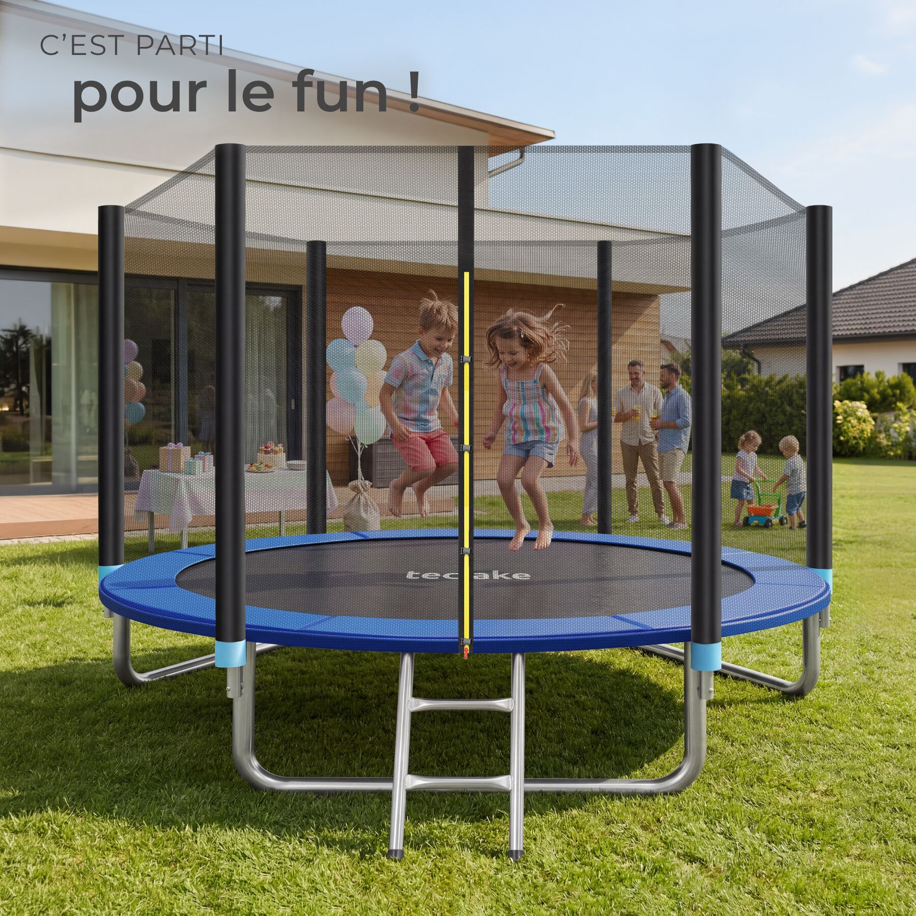 TECTAKE trampolim Ø 305 cm, GS certificado - 9