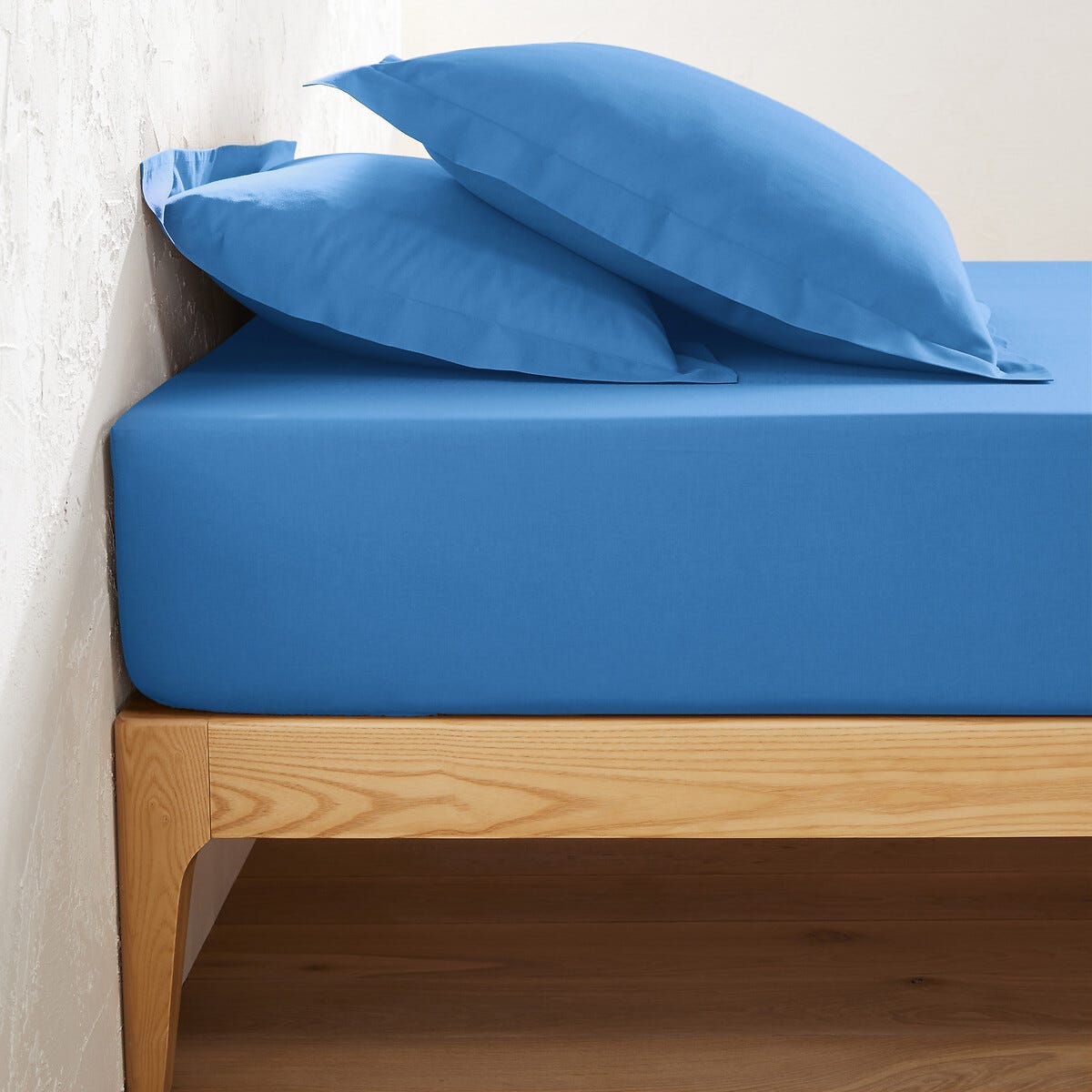 Drap Housse Uni Polycoton Bonnet 25cm Scenario Bleu De Provence drap-housse-uni-polycoton-bonnet-25cm-scenario-bleu-de-provence