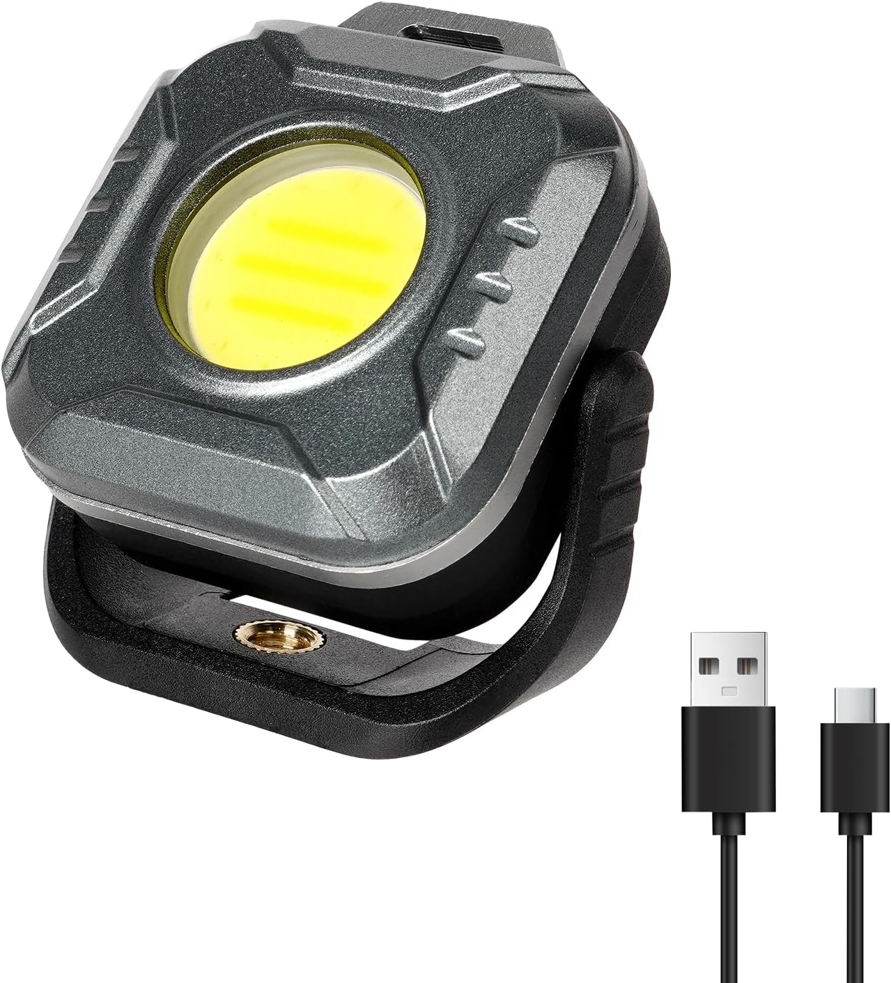 Akumulatorowa lampa kempingowa 1200 mAh - 650 lm, 6 trybów, wodoodporność IPX5, podstawa magnetyczna do oświetlenia zewnętrznego