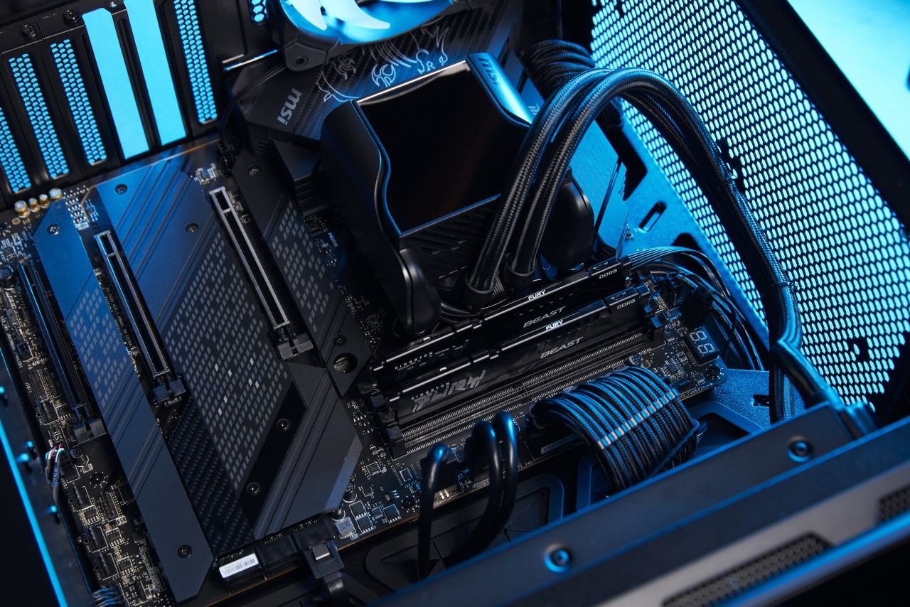 DDR5 KINGSTON 16Gb 5600Mhz - FURY BEAST BLACK CL40 - KF556C40BB-16 - 2