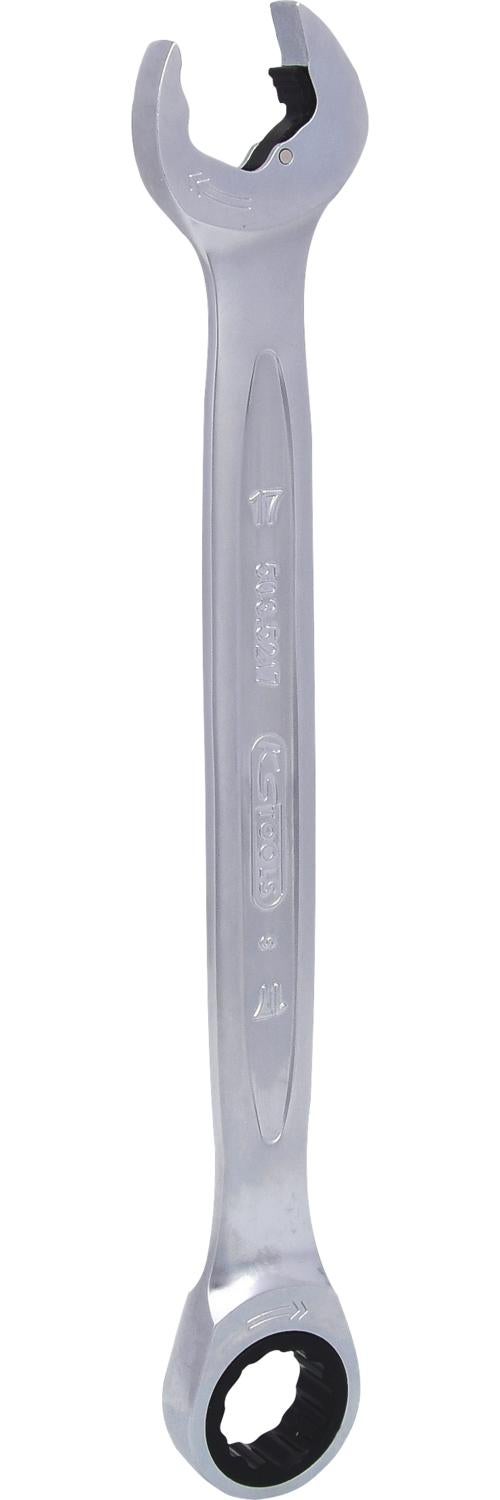 KS TOOLS DUO GEARplus Klucz płasko-oczkowy z grzechotką 17 mm - 503.5217