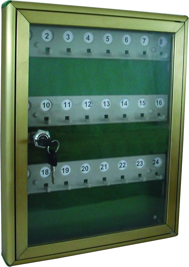 Blinky 26235-24 Bacheca Portachiavi in Alluminio con 24 Posti, 29x37x4 ...