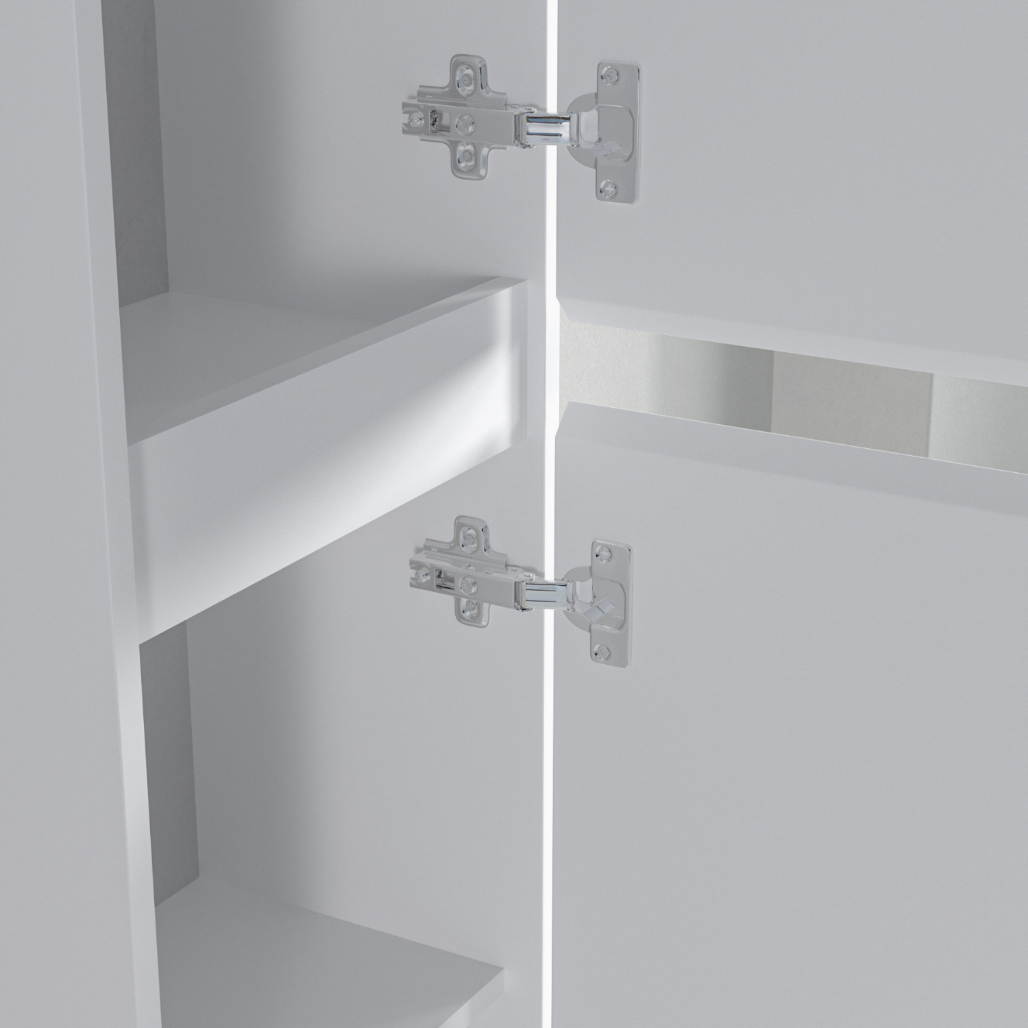 LOMAZOO colonne salle de bain Marbella blanc brillant - 140cm - 5