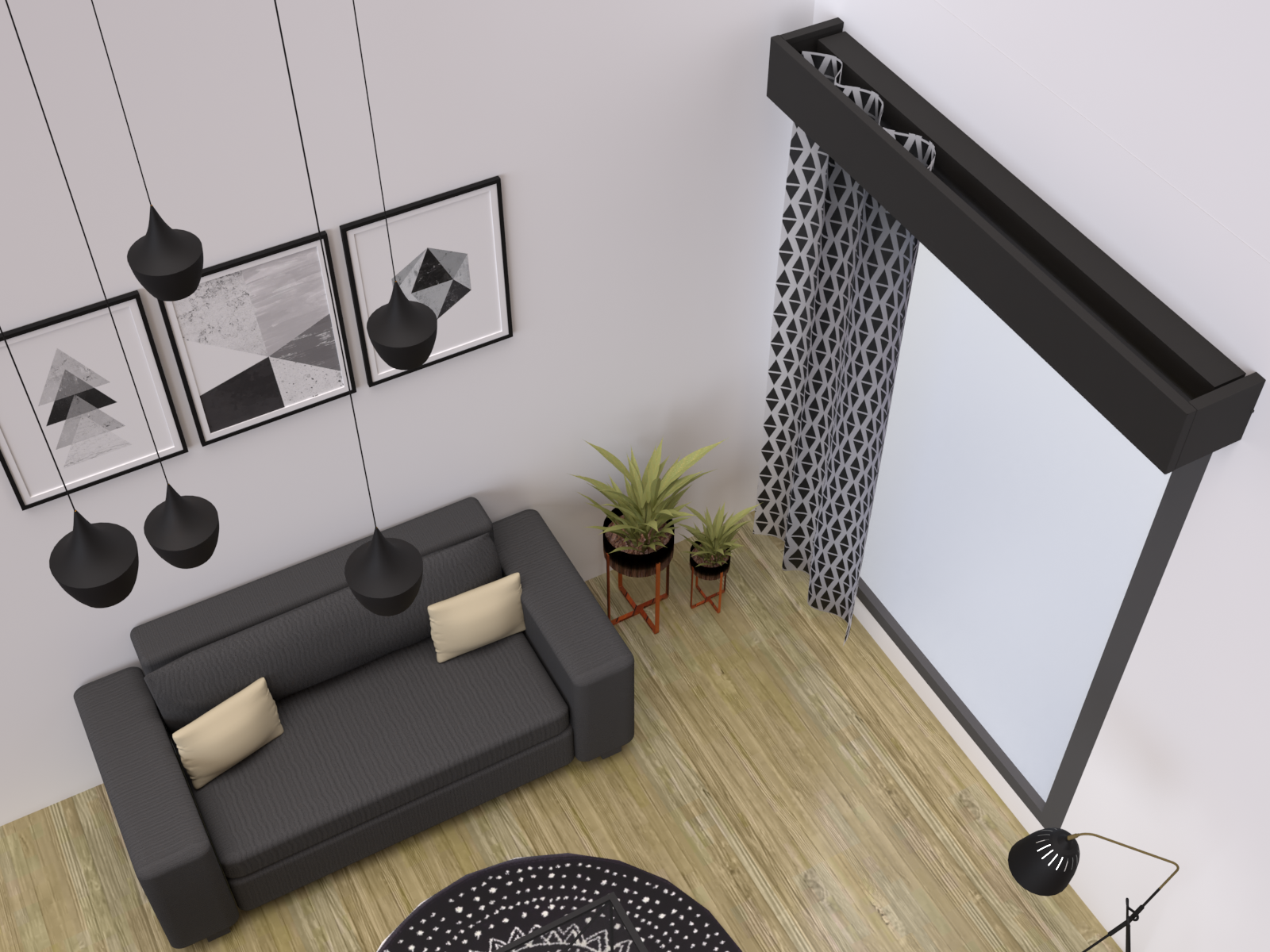 Cache coffre volet roulant 140 cm ATOLE - Gris anthracite RAL7016 - 4