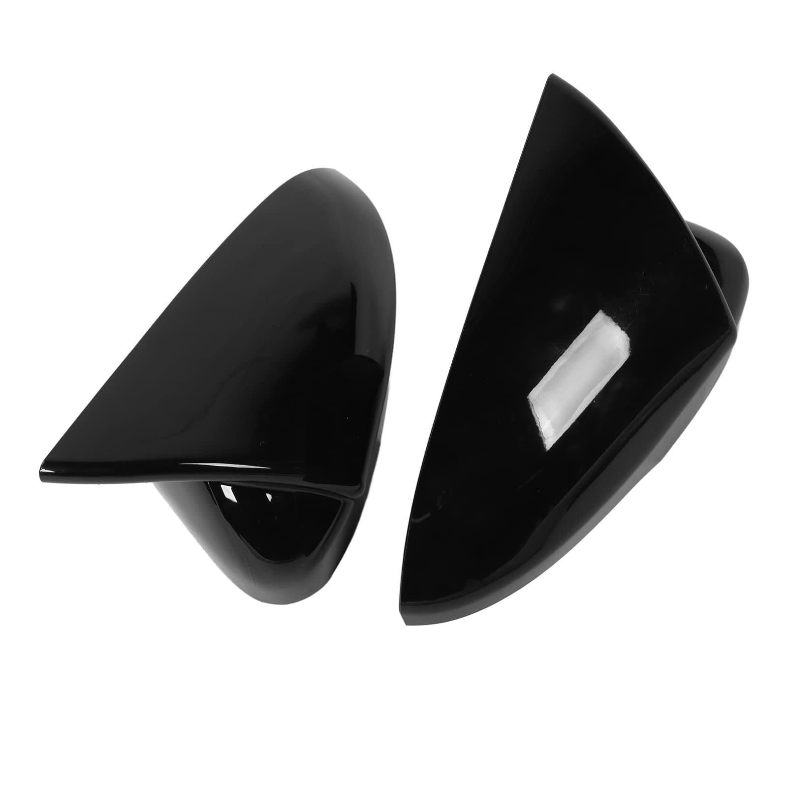 paio di copri specchietto retrovisore sinistro e destro, protezione specchietto retrovisore laterale di ricambio per Ford Mondeo 13-20 (nero) - 4