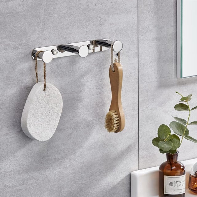 3 haki na ręczniki, wieszaki na ręczniki, haki ścienne, wieszaki na płaszcze, wieszaki na ręczniki, haki łazienkowe, montowane na ścianie, stal nierd