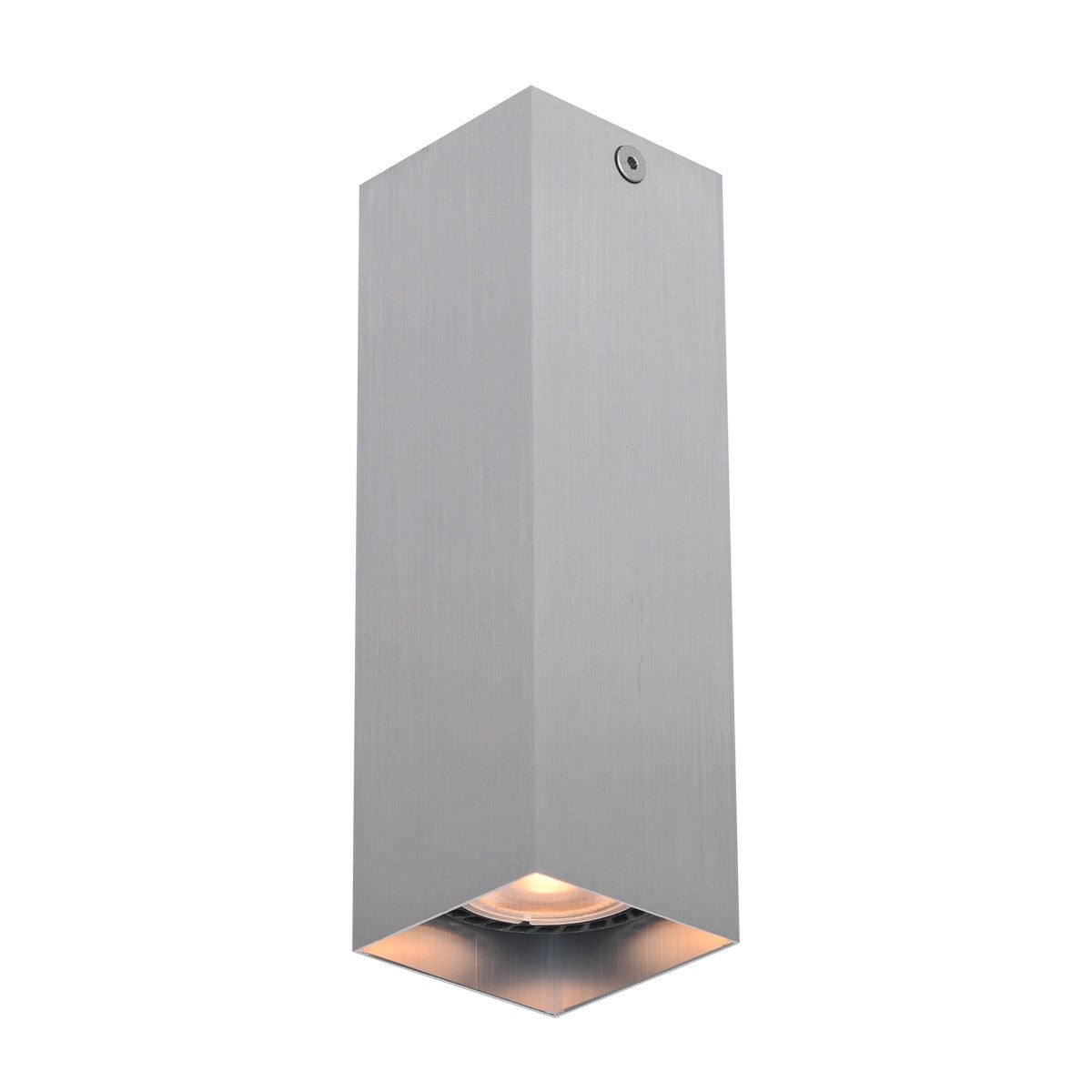 Reflektor sufitowy spot natynkowy Ander kwadratowy aluminiowy 1xGU10x10W nowoczesna wym: 17 x 5,8 x 5,8 cm aluminium Italux