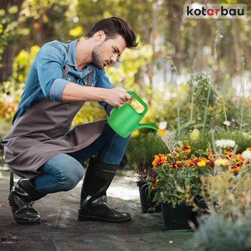 Arrosoir Kotarbau 1.8L - Plastique Vert - Avec Pommeau - Pour Plantes D'Intérieur & Balcon