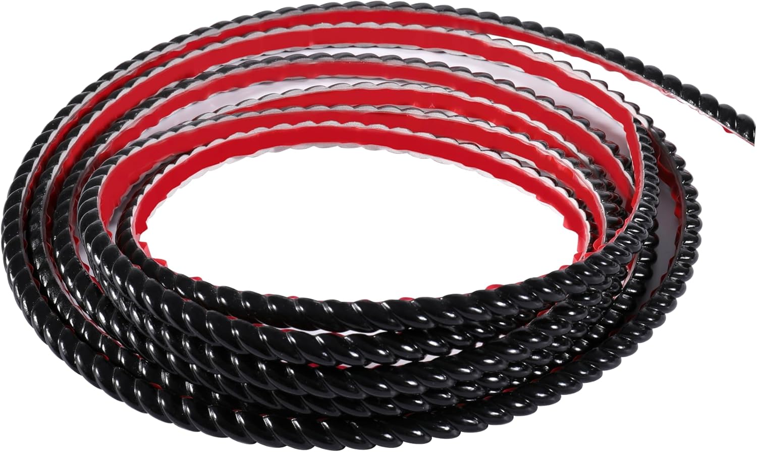 5M samoprzylepna taśma dekoracyjna z PVC, obramowanie tapety z płytek, dekoracja ramy lustra (12 mm, czarna)