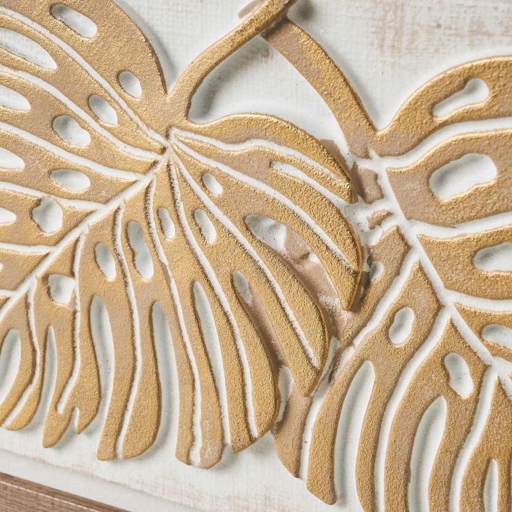 LOLAhome Copri Quadro Elettrico O Contatore Luce In Legno Di Pino, Albero Della Vita Dipinto A Mano, 50x35 Cm, Chiusura Magnetica - 5