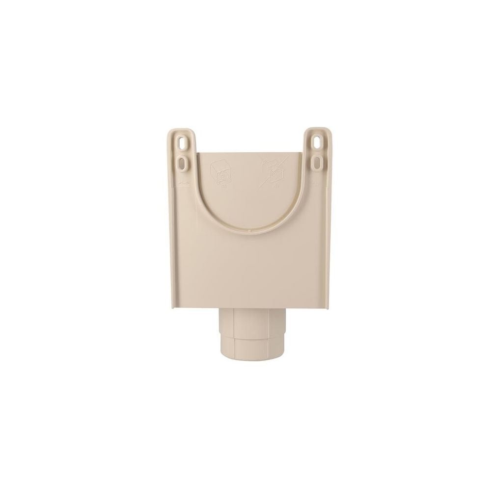 NICOLL Boîte à eau design de gouttière Ø 80 sable - 3
