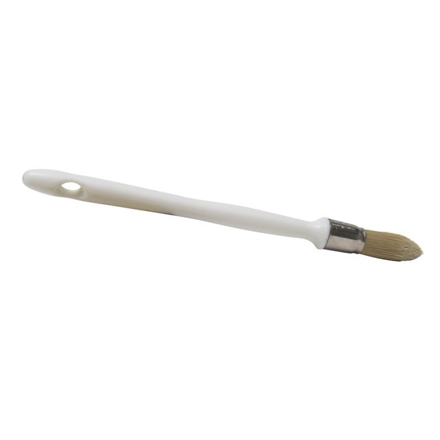 Pinceau rond manche en ABS blanc Savy 21mm